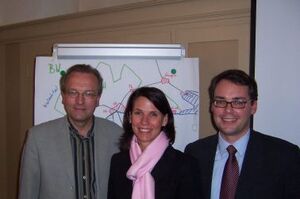 Hans-Jürg Fehr mit den Rita Schwarzelühr-Sutter und Peter Friedrich
